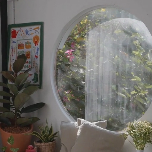 A_cozy_interior_featuring_a_circular_window_framing_lush_greenery_ours